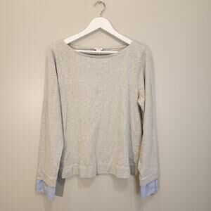 J Crew Top Layered Look Casual Style Transitional Fashion - Size L